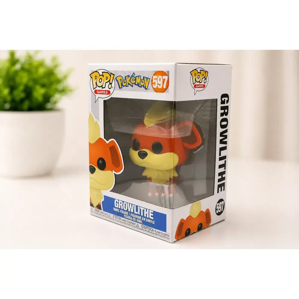 Funko Pop! Games Pokémon Growlithe #597 Vinyl Figure in Box